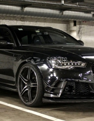 - KOLFIBER KJOL FRAM - Audi RS6 C7 - "RS6-R Style" (Real Carbon)