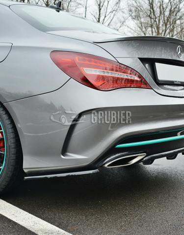- REAR BUMPER DIFFUSER - Mercedes CLA X117 / C117 AMG-Line Facelift - "GT Sport" (3-Parted)