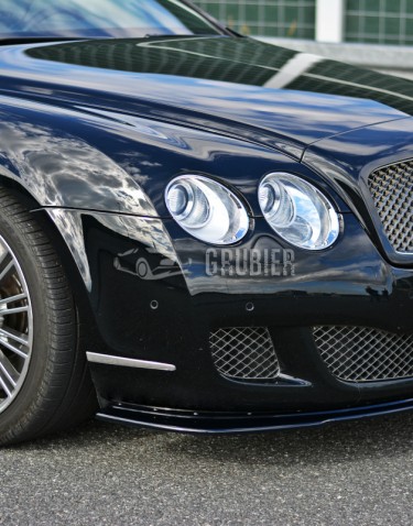 - FRONT BUMPER DIFFUSER - Bentley Continental GT 2009-2012 - "Black Edition"