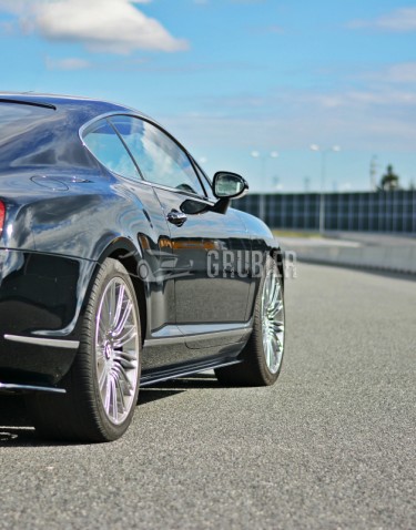 - SIDESKJØRT LEPPE - Bentley Continental GT 2009-2012 - "Black Edition"