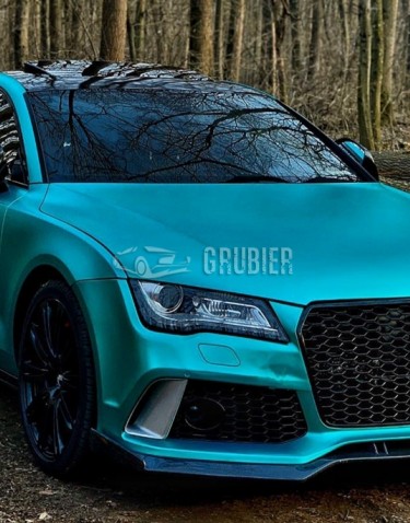 - KARBONOWA DOKLADKA PRZOD - Audi RS7 - "GT-R" (Real Carbon)