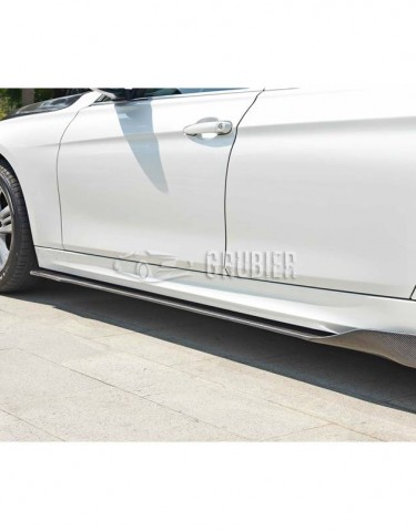- SIDE SKIRTS - BMW 4-Series - "M-Performance Style" (Carbon)