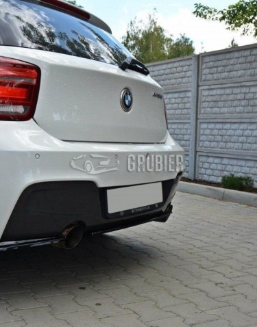 - REAR BUMPER LIP - BMW 1 F20 / F21 M-Performance - "Grubier Evo, 3-Parted" (3 & 5 Door)