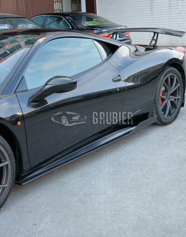 - SIDE SKIRTS - Ferrari 458 - "MT Sport" (Carbon)