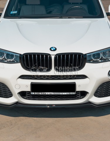 - FRONTFANGER DIFFUSER - BMW X3 F25 LCI M-Sport - "Black Edition" (2014-2017)