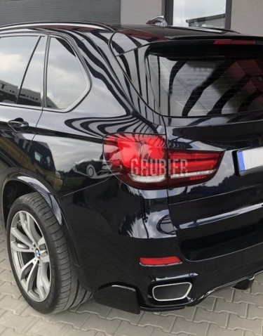 - KJOL TILL STÖTFÅNGARE BAK - BMW X5 F15 M-Sport / M50d - "Performance Look / Piano Black"