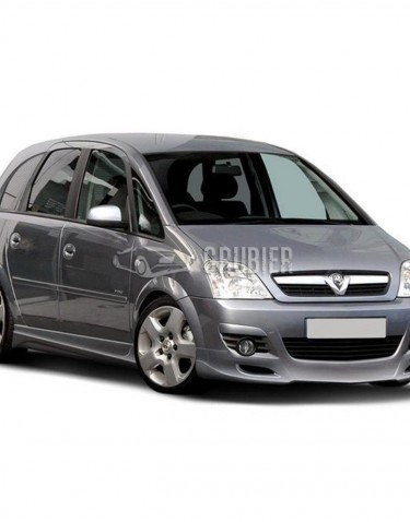 - FRONT BUMPER LIP - Opel Meriva - "MT Sport" v.2 (Facelift, 2006-2012)