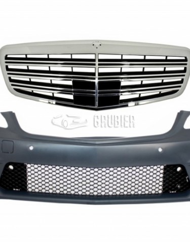 - FRONT BUMPER - Mercedes S Class W221 - "S65 Look / With Grille & DRL"