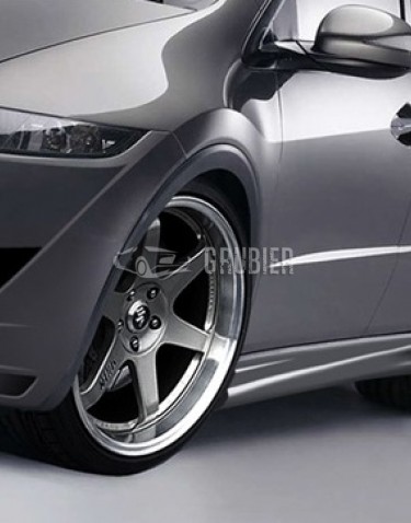 - FENDER FLARES - Honda Civic MK8 - "Evo" (Hatchback) 
