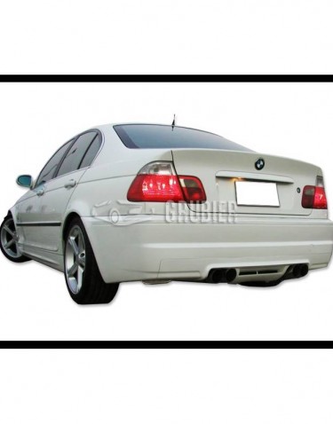 - REAR BUMPER - BMW E46 - "M3 Look / Duplex Exhaust Ready" v.3 (Sedan)