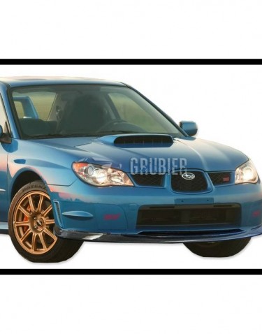 - FRONT BUMPER LIP - Subaru Impreza MK2 - "MT Carbon / Real Carbon" (2006-)