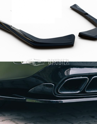 - REAR BUMPER DIFFUSER - Mercedes-AMG GT63s 2018 - "R / Corners" (4 Door Coupe)