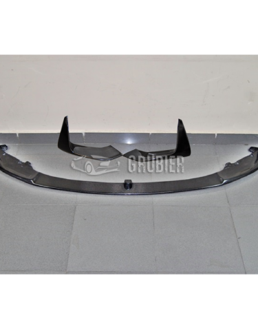 - CARBON FRONT LIP - BMW F82 / F83 M4 - "M-Performance Look / With Spats" v.6 (Carbon)