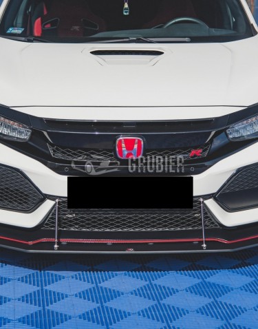 - DIFFUSER TILL STÖTFÅNGARE FRAM - Honda Civic MK10 Type-R - "TrackDay" (2017-)