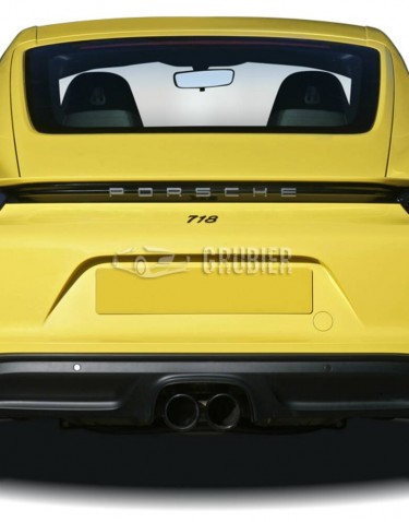 - KONCOWKA TLUMIKA - Porsche Cayman 718 / 982 - "GT4 Look / Piano Black"