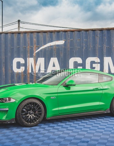 *** KOMPLET SPLITTEROW *** Ford Mustang MK6 GT - "T-Edition / With 3-Parted Rear Diffuser"