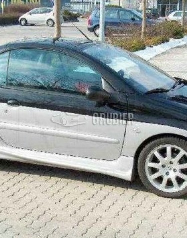 - SIDE SKIRTS - Peugeot 206CC - "Grubier Evo"