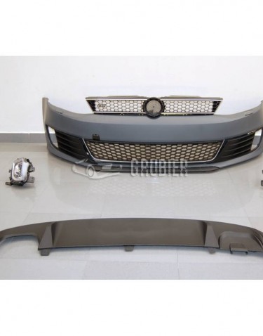 - FRONT BUMPER - VW Jetta 6 - "R-Look / With Rear Diffuser" 2011-2014