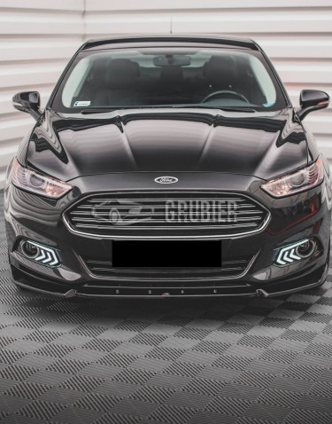 *** KOMPLET SPLITTEROW *** Ford Mondeo MK5 / Fusion MK2 - "Black Edition /w 3-Parted Rear Diffuser" (2013-)
