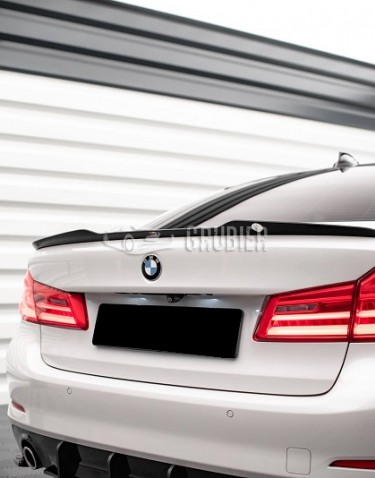 - BAGLUGE DIFFUSER (VINGE) - BMW 5-Serie G30 Basic - "Black Edition" (Sedan)