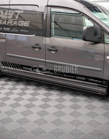 - SPLITTERY POD PROGI - VW Caddy LWB - "Black Edition" (2010-2015)