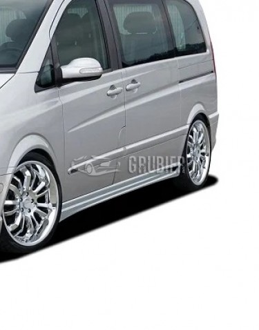- SIDE SKIRTS - Mercedes V-Class / Vito / Viano / W639 - "N-Style" (short & medium version)