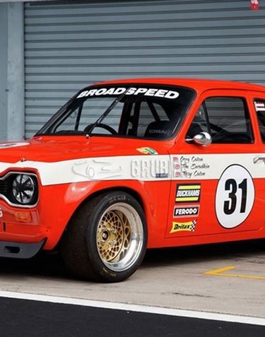 - FRONT FENDERS - Ford Escort MK1 - "Group 2 Look" (Lightweight)