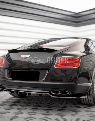 - DIFFUSER TILL STÖTFÅNGARE BAK - Bentley Continental GT V8 - "Black Edition" (2014-2016)