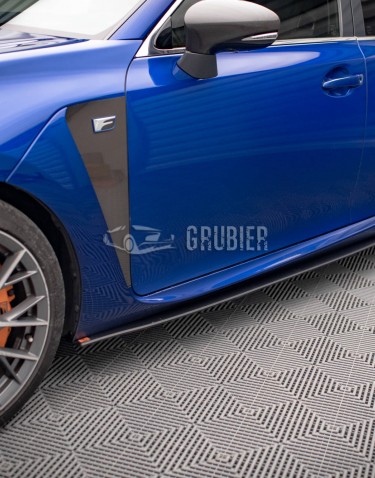- SIDE SKIRT DIFFUSERS - Lexus GS F MK4 - "TrackDay" (Facelift, 2015-)