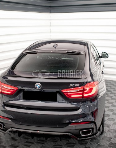- DIFFUSER TILL BAKLUCKAN (VINGE) - BMW X6 - F16 - "Black Edition"