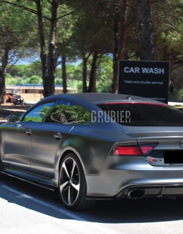- SIDE SKIRT DIFFUSERS - Audi RS7 - "Black Edition"