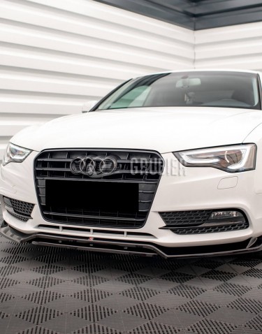 *** KOMPLET SPLITTEROW *** Audi A5 8T (Basic) - "Black Edition" Facelift, 2013-2016 (Coupe & Cabrio)