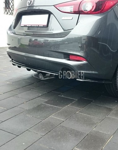 - BAKFANGER DIFFUSER - Mazda 3 Facelift - "Black Edition / 3-Parted"