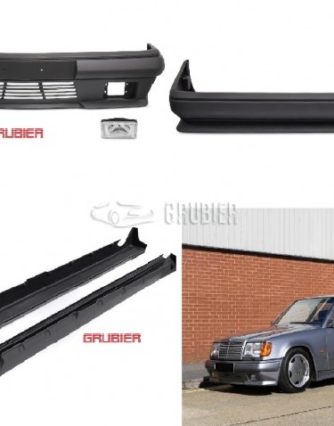 *** BODY KIT / PACK DEAL *** Mercedes E (W124) - "AMG 1 Look / With Fog Lights" (PP Plastic)