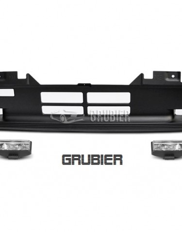 - FRONT BUMPER - BMW 3-Serie E30 - "M-Tech 1 Look / With Fog Lights / PP Plastic"