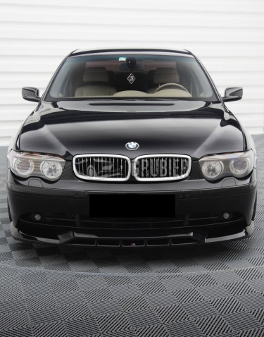 - FRONT BUMPER LIP - BMW 7 Serie E65 / E66 - "Black Edition" (2001-2005)