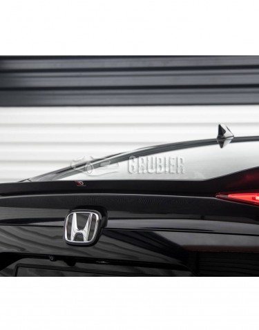 - DIFFUSER TILL BAKLUCKAN (VINGE) - Honda Civic MK10 (Basic) - "Black Edition" (2017-2022)