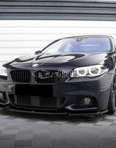 *** KOMPLET SPLITTEROW *** BMW 5-Series F10 / F11 M-Sport "GT3 -O--O- / Duplex Exhaust Ready (Sedan & Touring)
