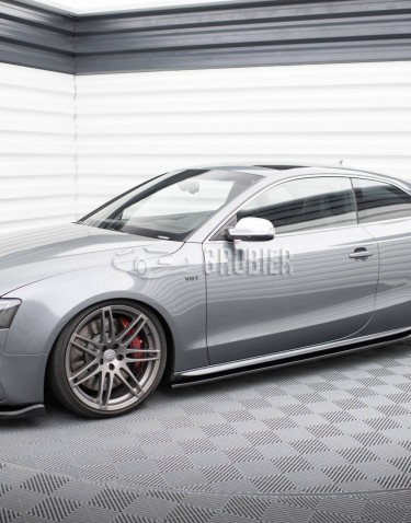 *** KOMPLET SPLITTEROW *** Audi A5 B8 8T S-Line -OO--- "MT-RS Edition T / Ready For Double Left Side Exhaust" Facelift