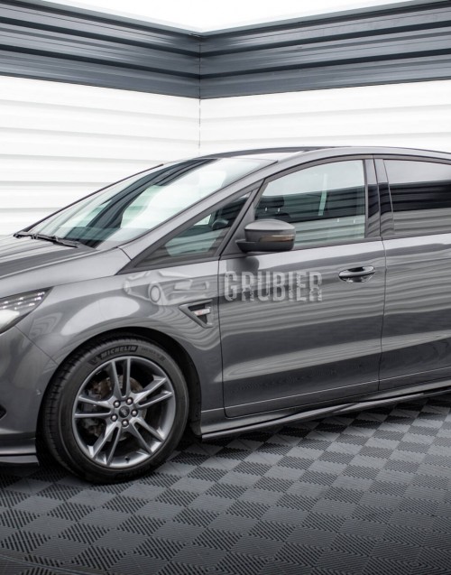 *** KOMPLET SPLITTEROW *** Ford S-Max ST-Line - "Black Edition" (Tow Hook Ready)