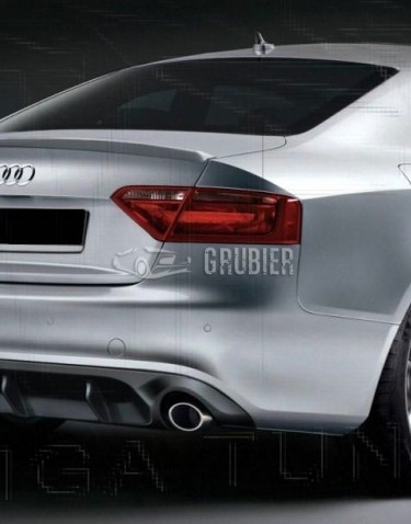 - REAR BUMPER LIP - Audi A5 8T - "Grubier Evo" (Coupe & Cabrio)