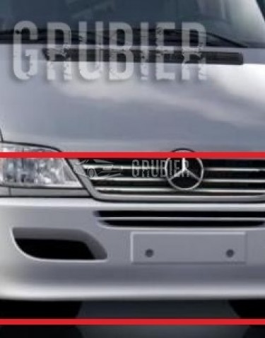 - FRONT BUMPER - Mercedes Sprinter - Grubier Edition v.2 (2001-2006)