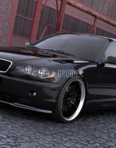 - FRONT BUMPER LIP - BMW E46 - "Outcast", Facelift (Sedan & Touring)