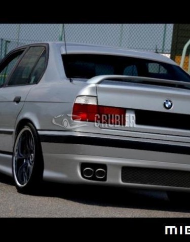 - REAR BUMPER LIP - BMW 5 Serie E34 - D Style (Sedan & Touring)