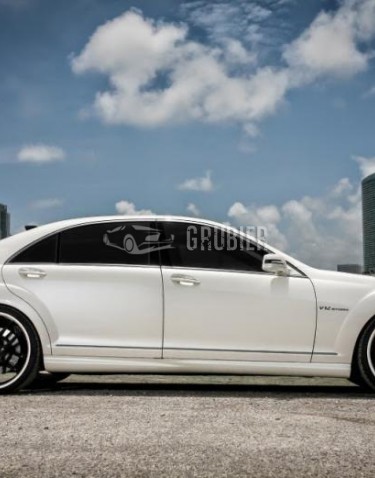 - SIDE SKIRTS - Mercedes S Class W221 LWB - "AMG S65 Look"