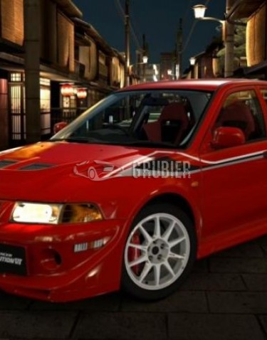 - HOOD - Mitsubishi Lancer Evo VI / 6.5 - "TME WRC / Timo Makinen Edition Look" (Lightweight)