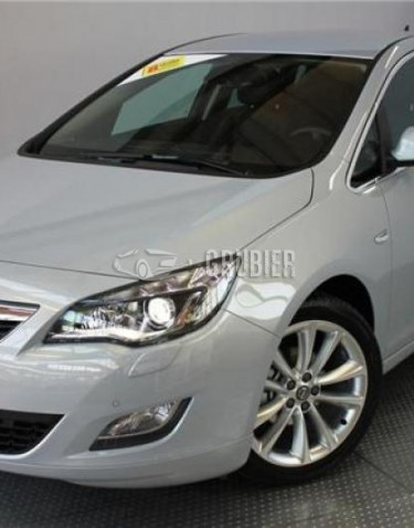 - FRONT BUMPER LIP - Opel Astra J - "OPC" (Hatchback)