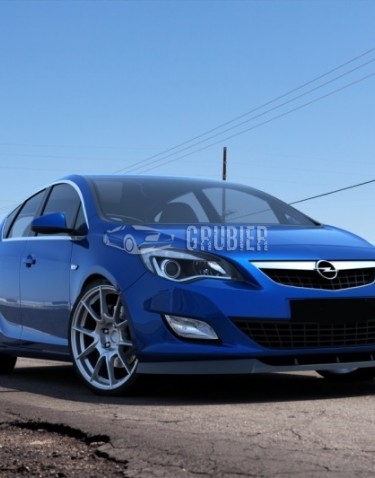 - FRONT BUMPER LIP - Opel Astra J - "Grubier Evo" v.3
