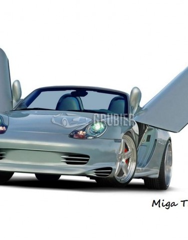 - FRONT BUMPER LIP - Porsche Boxster (986) - "Grubier Evo" (1996-2003)