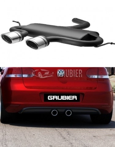 - EXHAUST - VW Golf 6 - "R20 Look / With Bumper Lip"